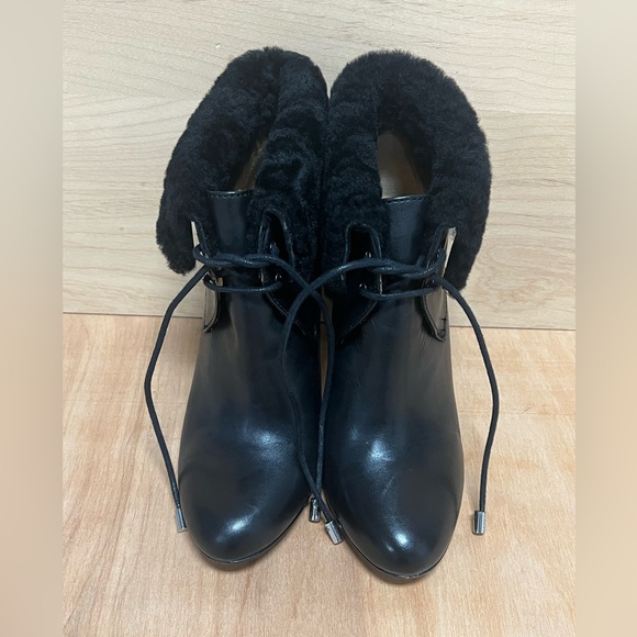 Coach Astrid Black Leather Boots - Picture 1 of 3